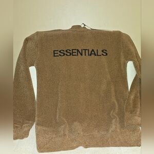 Fear Of God Medium Essentials Knit Sweater Brown